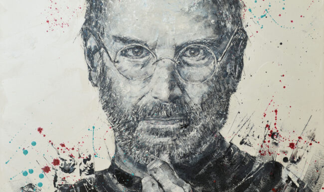 Steve - Peinture à l'huile sur toile - 70x70cm